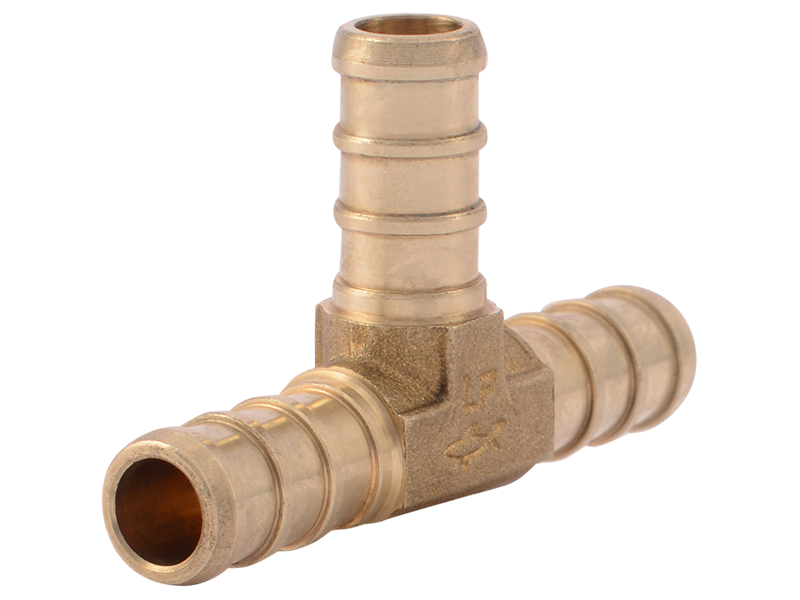 10 Raccordi A T In Ottone Per PEX 1/2 X 3/4 X 1/2 - XFITTING, Senza Piombo - Foto 3