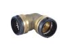 Brass Push 90-Degree Elbow - SKU: UXL0254