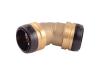 Brass Push 45° Elbow - SKU: UXL0541