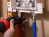 PEX press coupling install
