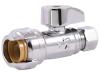 Brass Push Straight Stop - SKU: 23037-0000LF