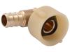 Brass Crimp Swivel Toilet Elbow - SKU: 23067LF