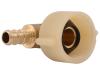 Brass Crimp Swivel Toilet Elbow - SKU: 23068LF