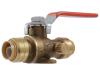 Ball Valve with Drain / Vent and Mounting Tab - SKU: 24615-0000LF
