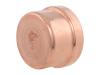 3-inch Copper Press End Cap