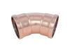 4-inch x 4-inch Copper Press 45° Elbow