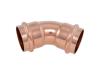 1-1/2-inch x 1-1/2-inch Copper Press 45° Elbow