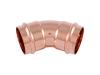 2-inch x 2-inch Copper Press 45° Elbow