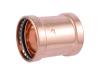 3-inch x 3-inch Copper Press Coupling, No Stop