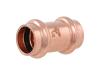 1/2-inch x 1/2-inch Copper Press Coupling, No Stop