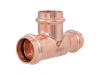 1-inch x 3/4-inch x 1-inch Copper Press Reducing Tee