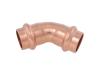 1/2-inch x 1/2-inch Copper Press 45° Elbow