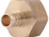 Brass Crimp Female Connector - SKU: UC068LF