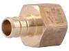 Brass Crimp Female Connector - SKU: UC072LF