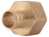 Brass Crimp Female Connector - SKU: UC088LF