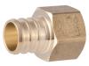 Brass Crimp Female Connector - SKU: UC092LF