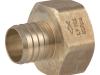 Brass Crimp Female Connector - SKU: UC113532F