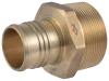 Brass Crimp Male Connector - SKU: UC115450M