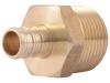 Brass Crimp Male Connector - SKU: UC116LF
