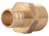 Brass Crimp Male Connector - SKU: UC134LF