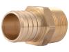 Brass Crimp Male Connector - SKU: UC142LF