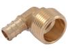 Brass Crimp Adapter Elbow - SKU: UC278LF