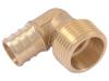 Brass Crimp Adapter Elbow - SKU: UC286LF