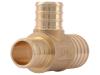 Brass Crimp Reducing Tee - SKU: UC414LF