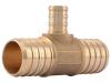 Brass Crimp Reducing Tee - SKU: UC415LF