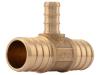 Brass Crimp Reducing Tee - SKU: UC417LF