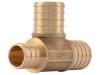 Brass Crimp Reducing Tee - SKU: UC418LF