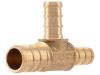 Brass Crimp Reducing Tee - SKU: UC452LF