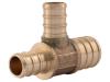 Brass Crimp Reducing Tee - SKU: UC454LF