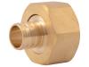 Brass Crimp Swivel Adapter - SKU: UC529LF