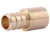Brass Crimp Male Sweat Adapter - SKU: UC607LF