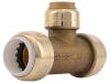 Push-to-Connect PVC Transition Slip Tee - SKU: UIP364