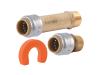 SharkBite Max Water Filtration Kit with Push-to-connect Slip Male Fitting, Male Adapter and Disconnect Clip.