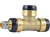 Brass Push Reducing Tee - SKU: UXL08351635