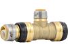 Brass Push Reducing Tee - SKU: UXL08352822