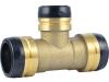 Brass Push Reducing Tee - SKU: UXL08414135