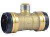 Brass Push Reducing Tee - SKU: UXL08545422