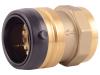 Brass Push Female Adapter - SKU: UXL114140F