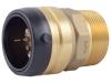 Brass Push Male Adapter - SKU: UXL114140M