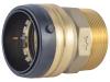 Brass Push Male Adapter - SKU: UXL115450M
