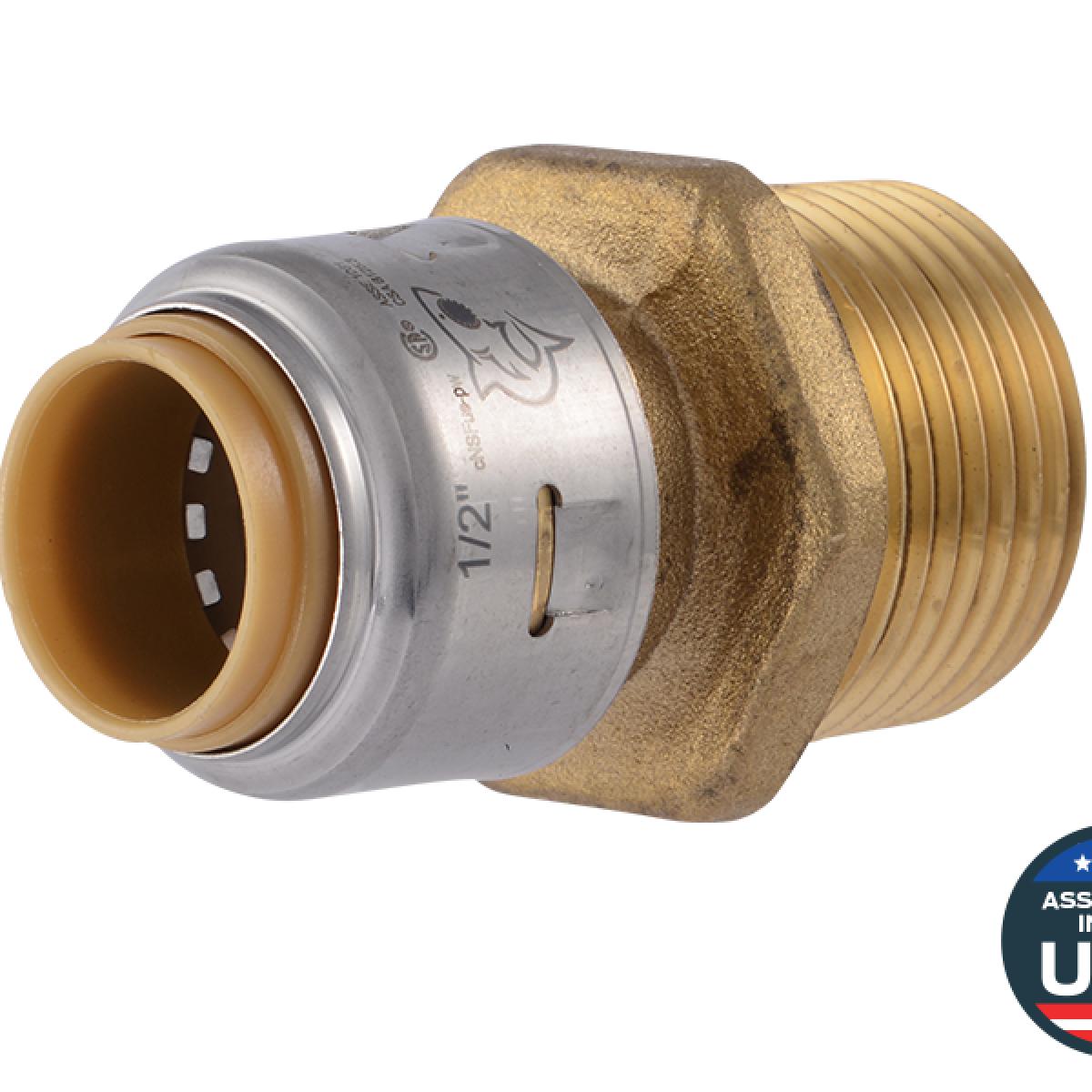SharkBite Male adapter Push to Connect Fittings at