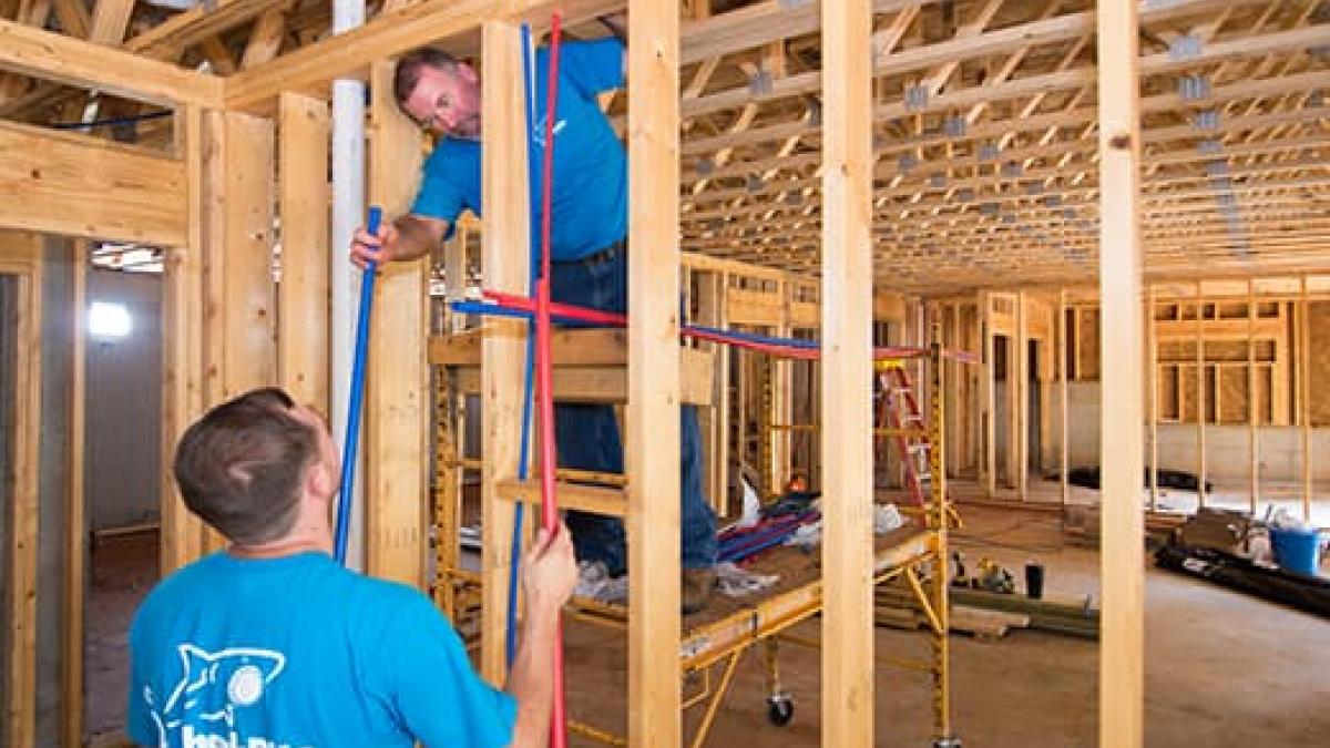 Flexible, Durable PEX Piping for Hot and Cold Potable Plumbing