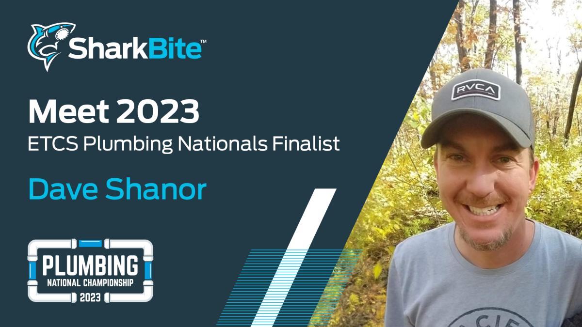 ETCS graphic with 2023 plumbing finalist Dave Shanor