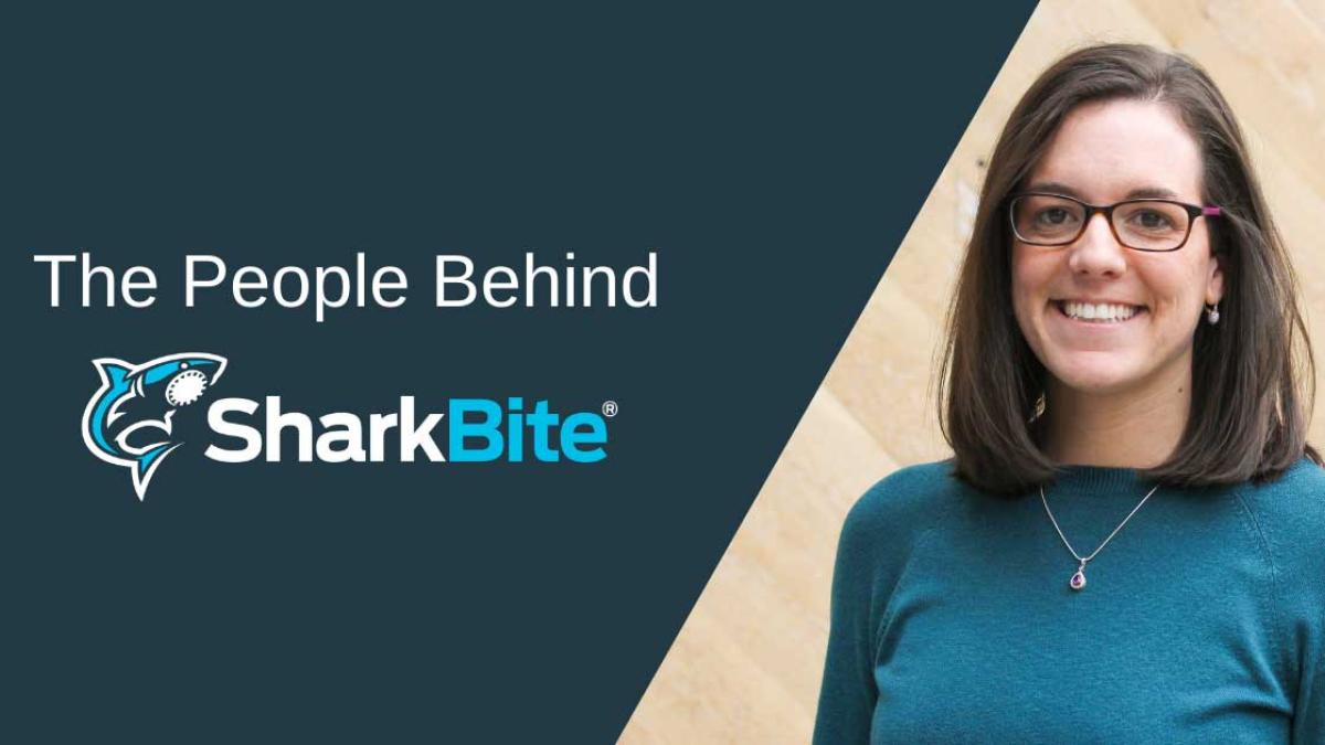 The People Behind Our Walls campaign graphic highlighting SharkBite employees and company culture