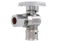 PEX Press OD Angle Stop 1/2" X 3/8" 