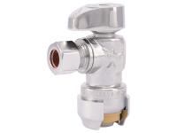 Brass Push Angle Stop - SKU: 23036-0000LF